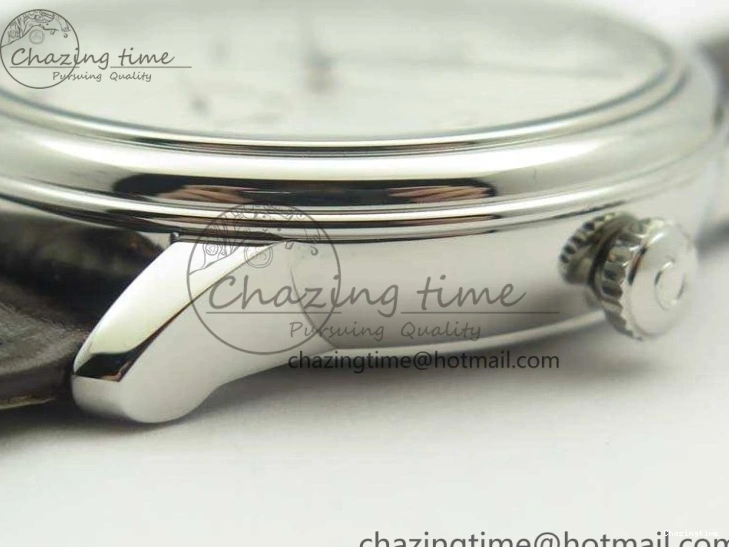 0801 De Ville Prestige Real Power Reserve SS TW 1:1 Best Edition White Dial SS Markers On Leather Strap A Breathable 8095